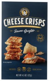 MACYS: Cheese Crisp Sesame Gruyere, 4.5 oz