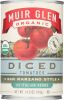 MUIR GLEN: Organic Diced Tomatoes With Italian Herbs, 14.5 oz