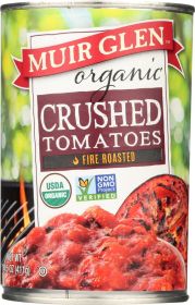 MUIR GLEN: Organic Fire Roasted Crushed Tomatoes, 14.5 oz