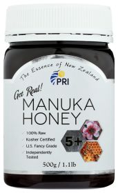 PRI: 100% Raw Certified Manuka Honey Bio Active, 1 lb