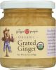 THE GINGER PEOPLE: Organic Grated Ginger, 6.7 oz