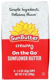 SUNBUTTER NATURAL: Nut Butter Sunflower Canister, 9 oz