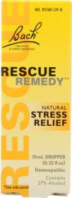 BACH ORIGINAL FLOWER ESSENCES: Rescue Remedy Natural Stress Relief, 0.35 oz