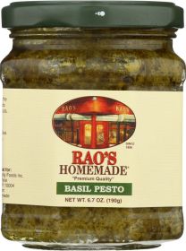 RAOS: Basil Pesto Sauce, 6.7 oz