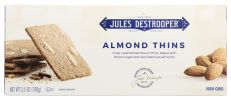 JULES DESTROOPER: Almond Thins, 3.5 oz