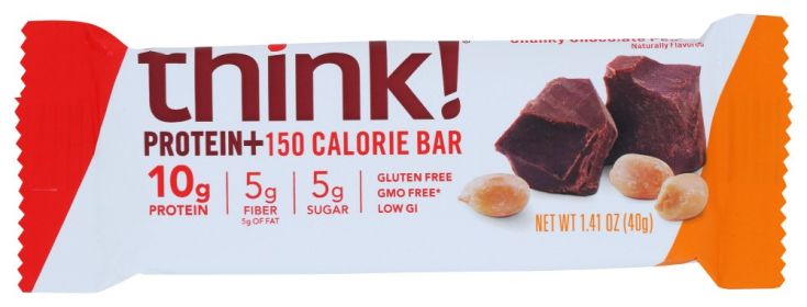 THINKTHIN: Lean Protein and Fiber Bar Chunky Chocolate Peanut, 1.41 oz