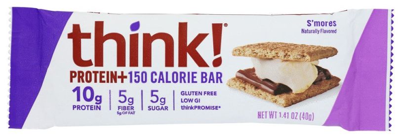 THINK THIN: Protein and Fiber Bar S'mores, 1.41 oz