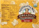 NEWMAN'S OWN: Organic Pop's Corn Organic Microwave Popcorn Butter, 9.9 oz