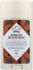 NUBIAN HERITAGE: Deodorant African Black Soap, 2.25 oz