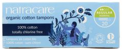 NATRACARE: Organic Cotton Tampons Regular without Applicator, 20 Tampons