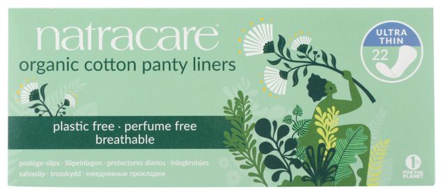 NATRACARE: Ultra Thin Panty Liners, 22 pc