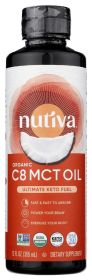 NUTIVA: MCT Oil C8, 12 fo