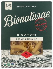 BIONATURAE: Organic Rigatoni Pasta, 16 oz