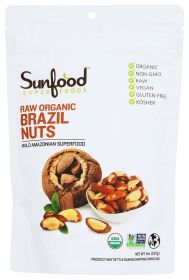 SUNFOOD SUPERFOODS: Organic Brazil Nuts, 8 oz