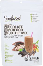 SUNFOOD SUPERFOODS: Superfood Powder Choc, 8 oz