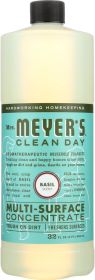 MRS. MEYER'S: Multi-Surface Concentrate Basil Scent, 32 oz