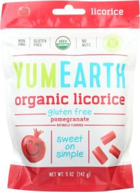 YUMEARTH: Organic Pomegranate Licorice, 5 oz