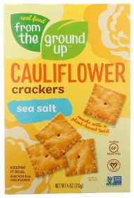 FROM THE GROUND UP: Sea Salt Cauliflower Crackers, 4 oz