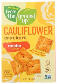 FROM THE GROUND UP: Nacho Cauliflower Crackers, 4 oz