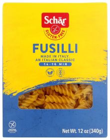 SCHAR: Pasta Fusilli Gluten Free, 12 oz