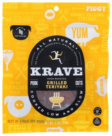 KRAVE: Pork Jerky Grilled Sweet Teriyaki, 2.7 Oz