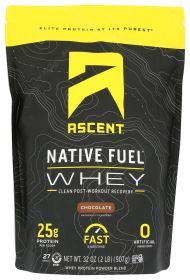 ASCENT: Whey Protein Native Choco, 2 lb