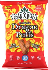 VEGANROBS: Probiotic Dragon Puffs, 3.5 oz