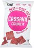 CASSAVA CRUNCH: Yuca Root Chips Beet with Goat Cheese, 5 oz