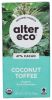 ALTER ECO: Organic Chocolate Dark Coconut Toffee, 2.82 oz