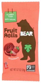 BEAR YOYO: Strawberry Fruit Rolls, 0.7 oz