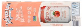 WATERLOO SPARKLING WATER: Water Sprkl Peach 12 Pk, 144 fo