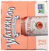 WATERLOO SPARKLING WATER: Water Sprkl Peach 12 Pk, 144 fo