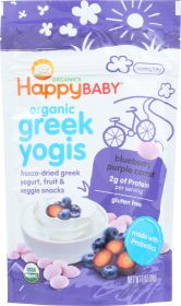 HAPPY BABY: Yogis Blueberry Purple Carrot Greek Yogis, 1 oz