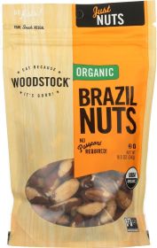 WOODSTOCK: Nuts Brazil Org, 8.5 oz