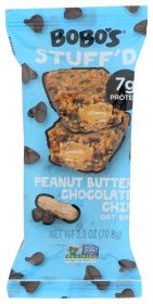 BOBOS OAT BARS: Bars Stuff'd Chocolate Chip Peanut Butter Filled, 2.5 oz