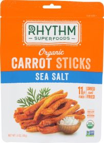 RHYTHM SUPERFOODS: Organic Seal Salt Carrot Sticks, 1.4 oz