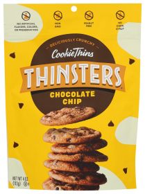 MRS THINSTERS: Cookie Thin Chocolate Chip, 4 oz