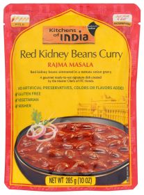 KITCHENS OF INDIA: Entre Ready To Eat Rajma Masala Curry, 10 oz