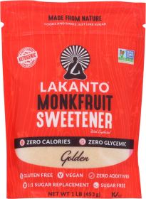 LAKANTO: Sweetener Golden Sugar Free, 16 oz