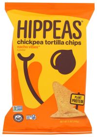 HIPPEAS: Chips Tortilla Nacho Vbs, 5 OZ