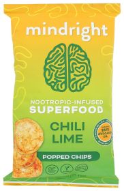 MINDRIGHT: Chili Lime Popped Chips, 4 oz