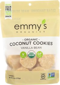 EMMYS ORGANICS: Coconut Vanilla Macaroons, 6 oz