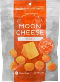 MOON CHEESE: Cheese Dried Cheddar, 2 oz