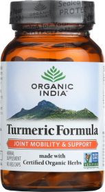 ORGANIC INDIA: Turmeric Formula, 90 veggie caps