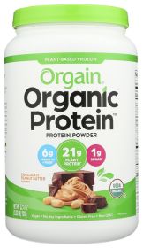 ORGAIN: Protein Plant-Based Powder Chocolate Peanut Butter, 2.03 lb