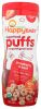 HAPPY BABY: Organic Baby Food Puffs Strawberry, 2.1 oz