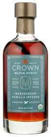 CROWN MAPLE: Madagascar Vanilla Maple Syrup, 8.5 fo