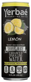 YERBAE: Enhanced Sparkling Water Lemon, 12 fl oz