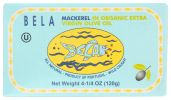 BELA: Mackerel Olive Oil, 4.25 oz