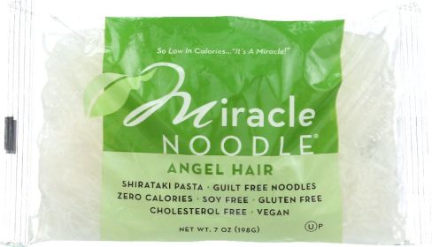 MIRACLE NOODLE: Angel Hair Shirataki Pasta, 7 oz